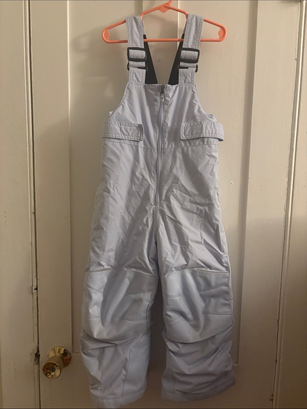 Columbia Adventure Ride II Kids Snow Bib Overalls, in snowdrift color.